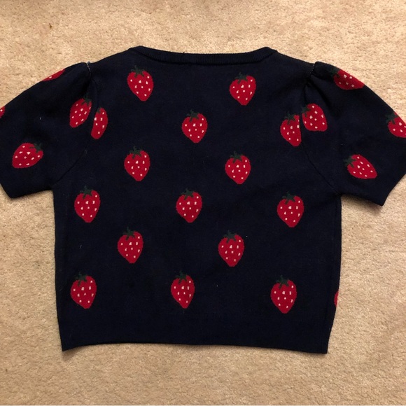 Cider Sweaters - NWOT Strawberry Cardigan